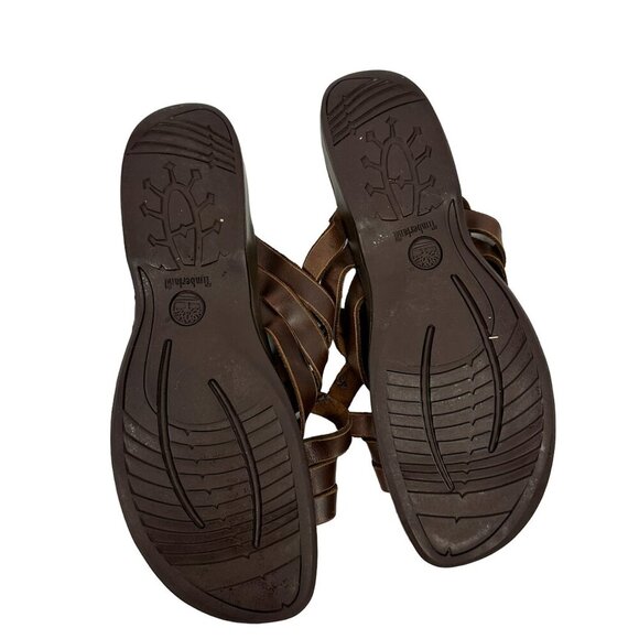Timberland Women's Smart Comfort System Sandals Size 11 Brown - Picture 7 of 9